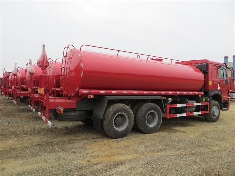 Original Water Bowser HOWO 25000 Liters Water Tank Truck