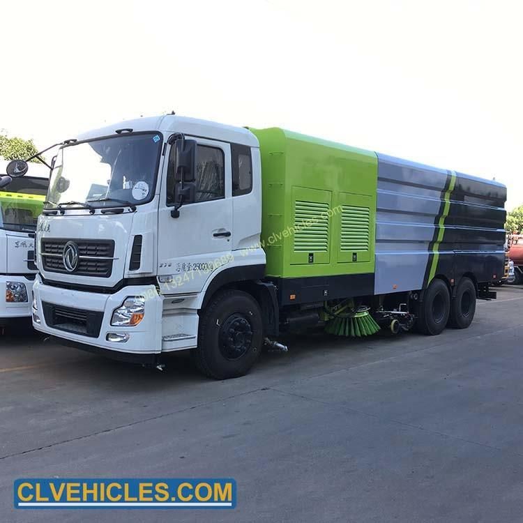 Dongfeng 210HP Road Water Jetting Truck 10cbm Road Sweeper