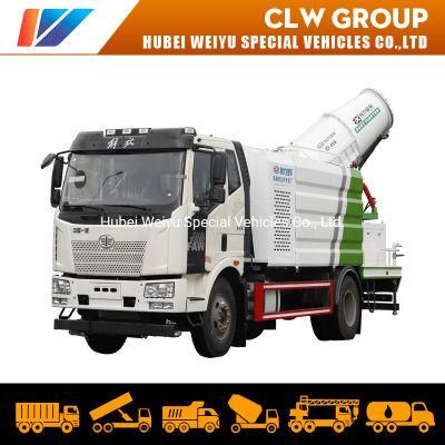 FAW 170HP Water Tank Dust Suppression Sprayer Multi-Function Disinfection Truck with Remote Air-Feed Sprayer for Health Service Safety
