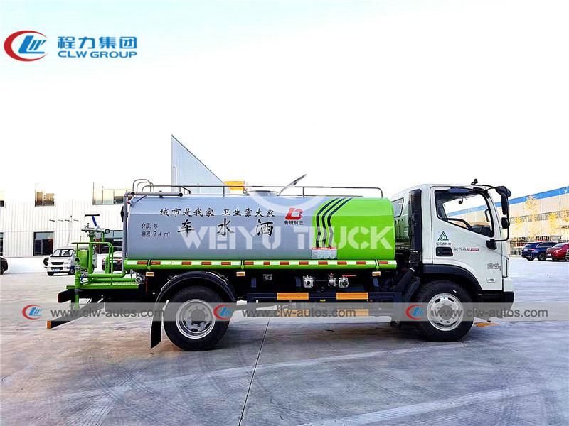Foton Forland 8000liters 8cbm 8tons Water Sprinkler Truck Water Spraying Truck with High Pressure Water Cannon