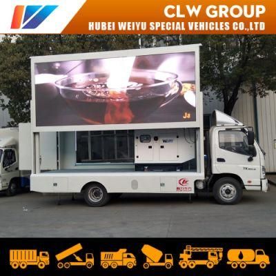 Foton Mobile LED Screen Truck Billboard Display for Outdoor Road Advertising
