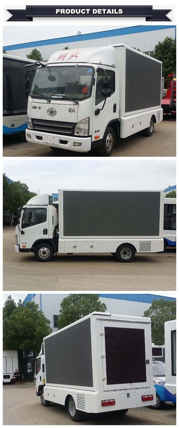 China Top Brand FAW LED Mobile Advertising Trucks for Sale, LED Mobile Stage Truck for Sale, Advertising Screen Truck for Sale