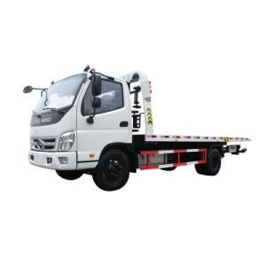 4-5ton Foton Flated Bed Road Resuce Tow Wrecker Truck Euro 3