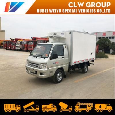 China Factory Foton Mini Light Duty Sea Food/Ice Cream Refrigerated Truck
