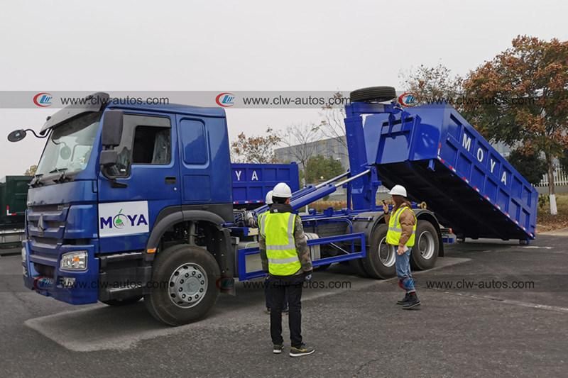 Foton Auman 6X4 20tons Rolling off Pull Arm Hook Lifting Garbage Collection Truck