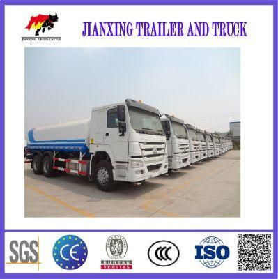 Factory Agricultural HOWO Second Hand Water Cart Sprinkler Watering Tank Truck in South America