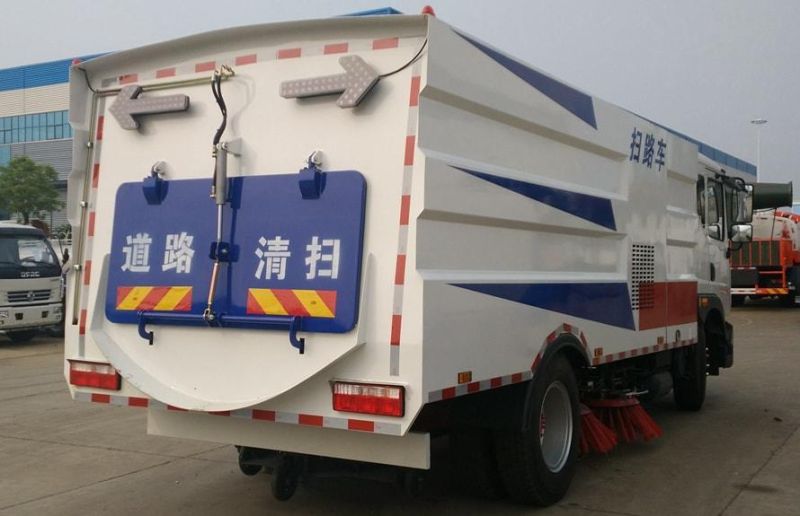 Dongfeng 8tons City Street Cleaning Machine Vacuum Cleaner 11-12cbm Road Special Garbage Sweeper Truck