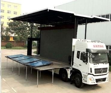 Hydraulic Control Stage Roadshow Truck Mobile Stage Truck
