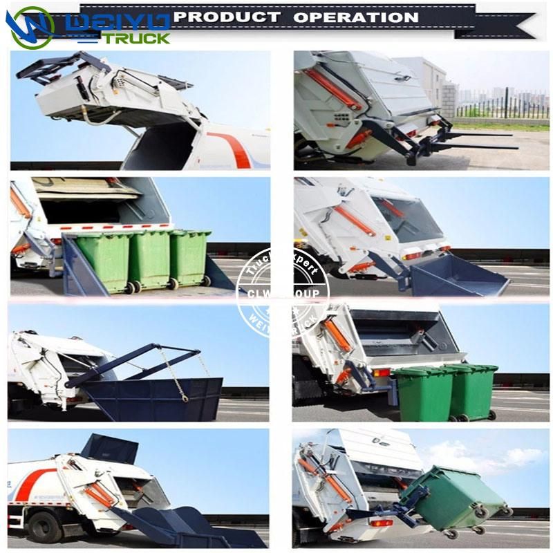 Factory Price HOWO Brand 22cbm Compactor Garbage Truck 6*4 Rhd Waste Removel Truck Hydraulic Control for Sanitation