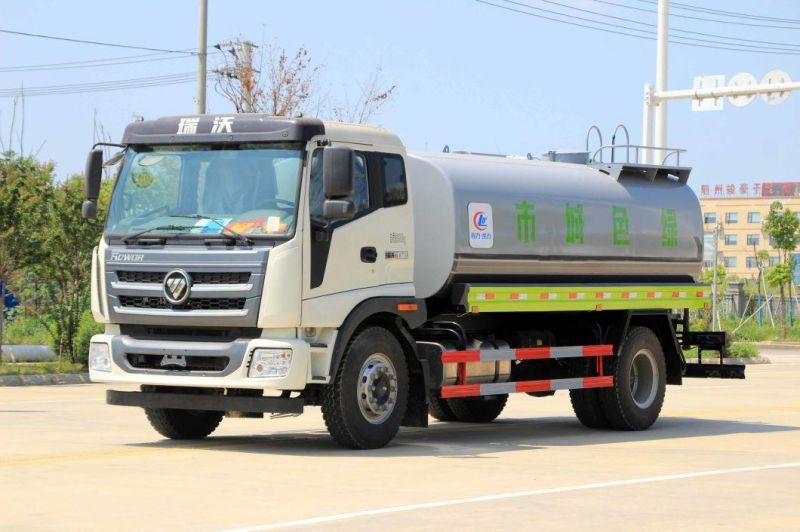 China Foton Hot Sales Fire Fighting 12m3 15m3 12000 Liters 15000 Liters Water Tank Bowser Truck