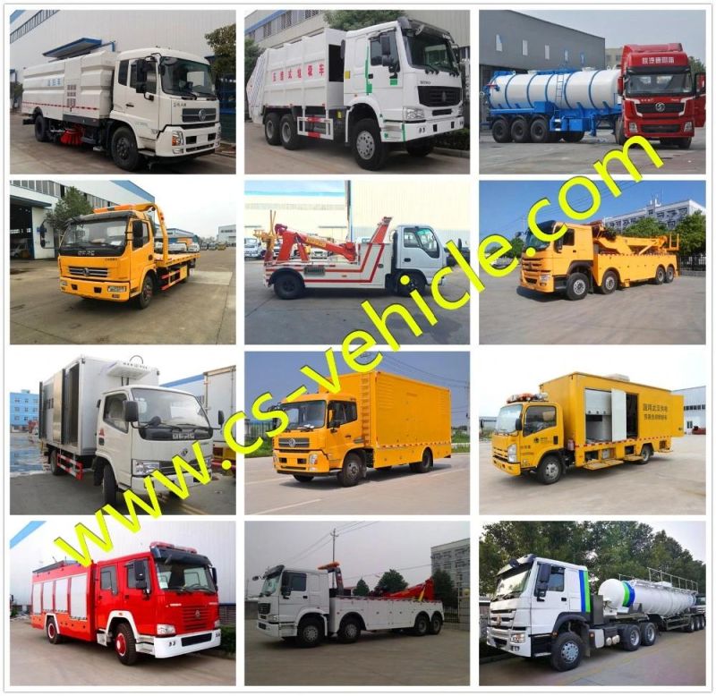 High Pressure Dongfeng 4X2 Road Washing / Sweeping Truck Vacuum Road Sweeper Truck