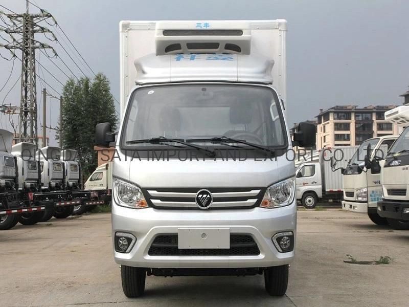 Foton Chassis 4X2 Thermo King Refrigerator Freezed Cooling Truck