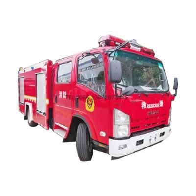 Good Quality Isuzu 700p 4X2 Type Model Water Foam Fire Engine Truck 4000liters 3000liters