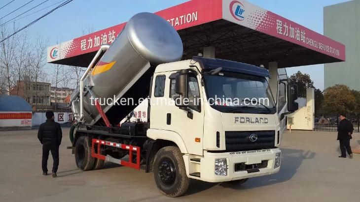 Forland 8tons Mobile Sewage Suction Vehicle Vacuum Tank for Sewer Cleaning