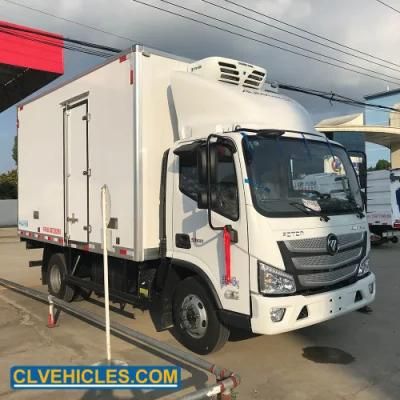 Foton 4X2 3ton Thermo King Refrigerated Cooling Box Van Truck