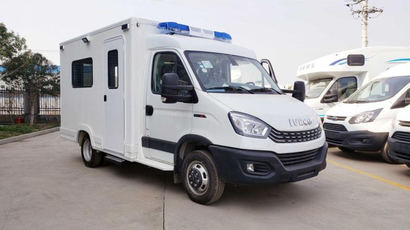 Salon Ambulance Export First Aid High Configuration Patient Medical Hospital Rescue ICU Emergency Ambulance Diesel