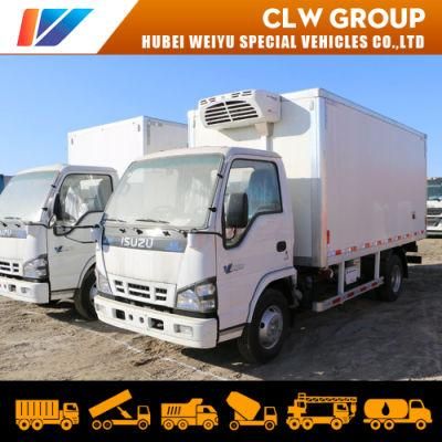 Japanese Brand Isuzu Diesel Engine Refrigerated Truck Optional Refrigerated Temperature 4m Length Van Cooling Box