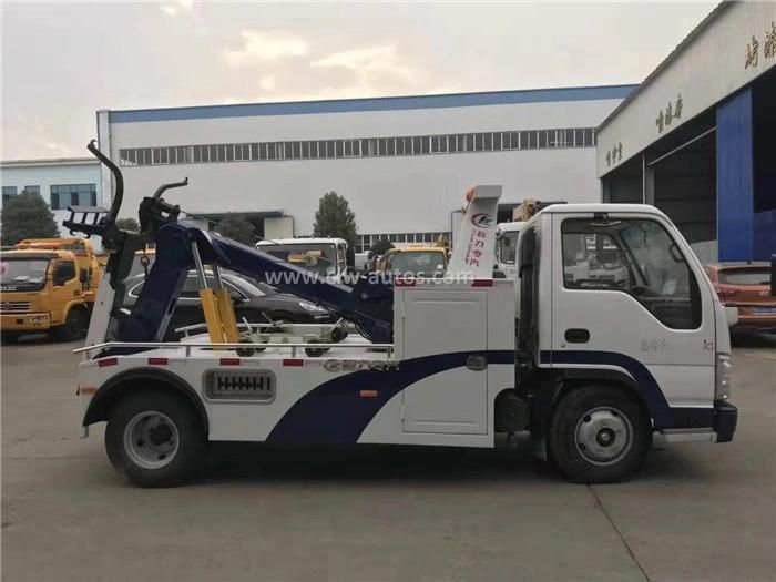 Isuzu New Road Recovery 3tons/4tons/5tons Wrecker Tow Truck Towing Car Carrier Wheel Lift