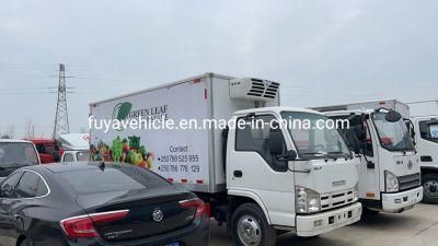 Japan Brand Isuz 3ton 4ton 5ton Freezer Thermoking Refrigerated Truck for Ice Cream and Meet