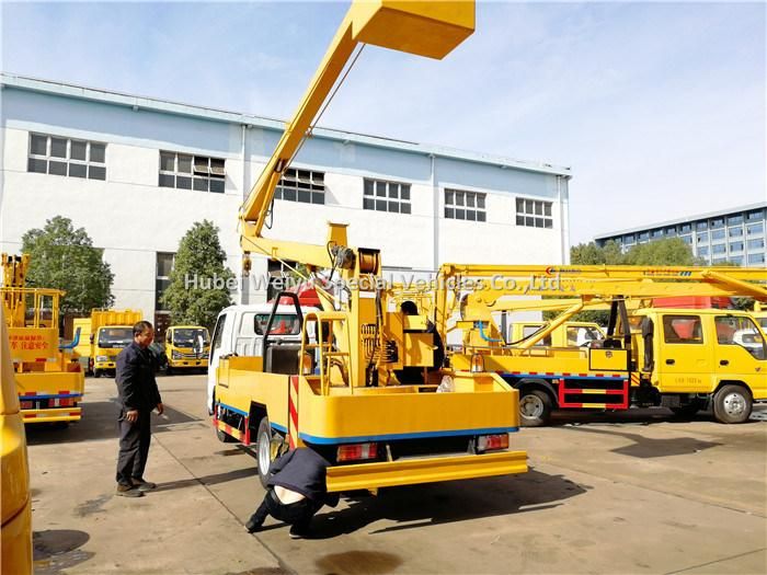 Isuzu 4X2 High Altitude Operation Truck 12m Aerial Platform Working Platform Bucket Truck