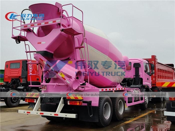 Foton Auman Etx 10-Wheeler Concrete Mixer Tank Truck 8~10 Cubic Meters Cement Mixing Trucks