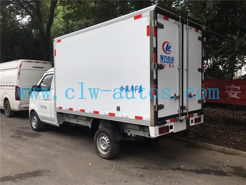 China Brand Jinbei 4X2 Gasoline Engine Mini Refrigerated Truck with Refrigerator Unit