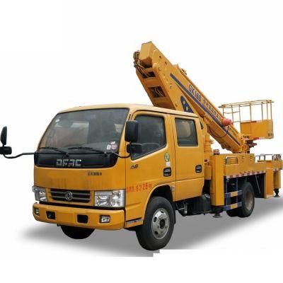 Dongfeng Brand New 18m 20m 24m High-Altitude Operation Truck Japanese Telescopic High Lifting Platform Truck