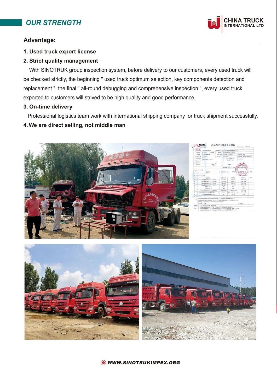 Sinotruk Used HOWO 6X4 Suction Sewage Truck