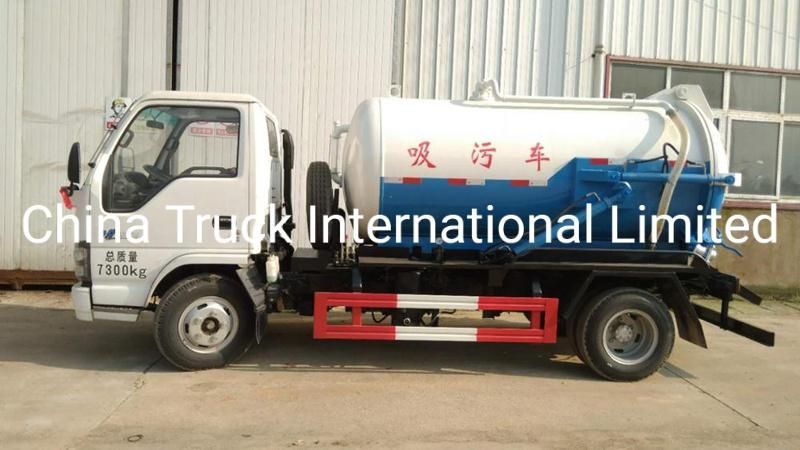 Isuzu Npr 600p 4*2 120HP Vacuum Septic Sewage Suction Truck