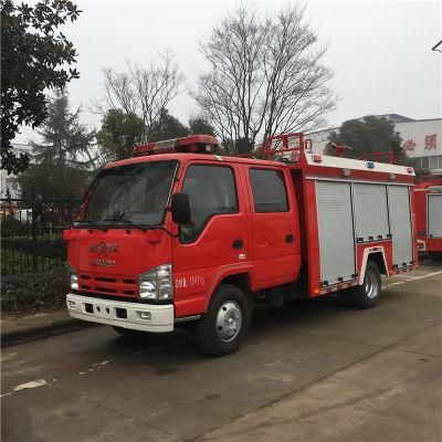 I-Suzu High Quality 5 Cubic Water Tank Fire Pump Truck