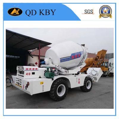Auto Self Loading Concrete Mixer Truck with PLC Weighing System