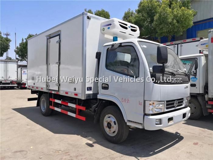 Dongfeng Refrigerated Van Truck Freezer Container Body for Meat Vegetable Transport