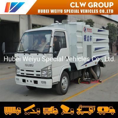 5000liters Stainless Steel Material Waste Dust Cleaning Truck Vacuum Cleaner Truck Automatic Street Sweeping Truck