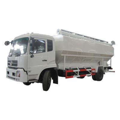 Dongfeng 4X2 Type 20m3 Feed Tank 10tons Transport Bulk Cattle Pig Chicken Corn Gravity Horse Bulk Feed Truck with Electric Hydraulic Auger