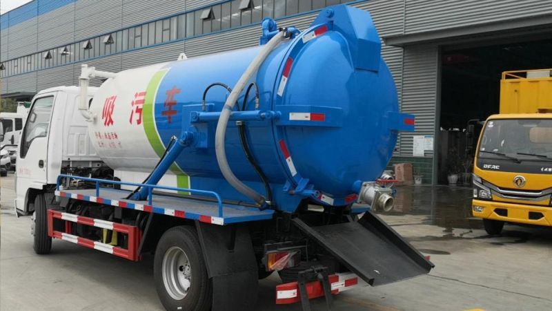 Factory Price Top Quality  Sewer and Industrial Cleaning Sewage Suction Vacuum Tank Truck