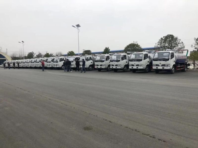 Good Quality Dongfeng Mini 3000liters 4000liters Fecal Suction Truck for Sale Export to Myanmar