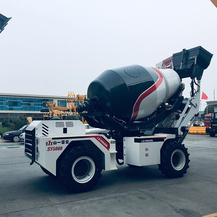 Construction Machines 3.5 Cubic Meter Self Loading Concrete Mixer Machine