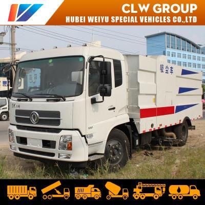 Dongfeng 4X2 10m3 Vacuum Road Sweeper Truck Euro IV Diesel Engine