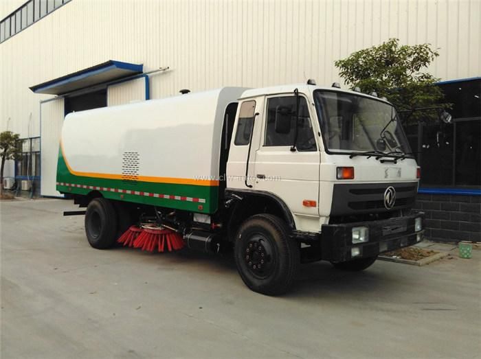 Highest Cleaning Performance Mechanical Broom 12m3 Vacuum Street Sweepers Mounted on Truck Body