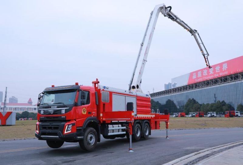 Chinese Brand 38m Sym5330jxfjp38 Water Tower Fire Truck