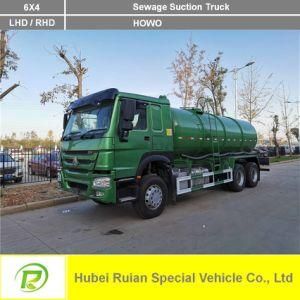 HOWO Right Hand Drive Sewage Suction Truck for Mozambique