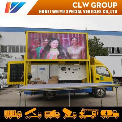 Mobile Cinema Mobile Billboard Truck P4 P5 P6 Full Color LED Advertising Truck