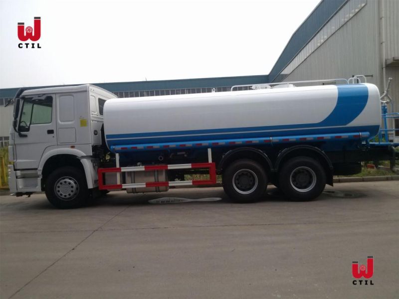 China Supplier/Manufacturer HOWO Farm Street Green Garden Spraying Fire Sprinkler Tank Truck for Water Pump/Tanker