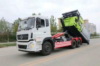 6X4 Heavy 20 Cubic 20m3 20ton 20000 Litres 20 Ton Hook Lifting Rubbish Truck