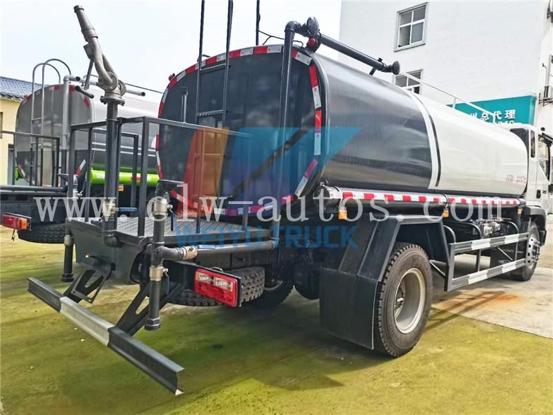 Foton Rowor 12000liters 12m3 12tons Water Tank Bowser Truck Water Sprinkler Truck Water Spraying Tanker Truck