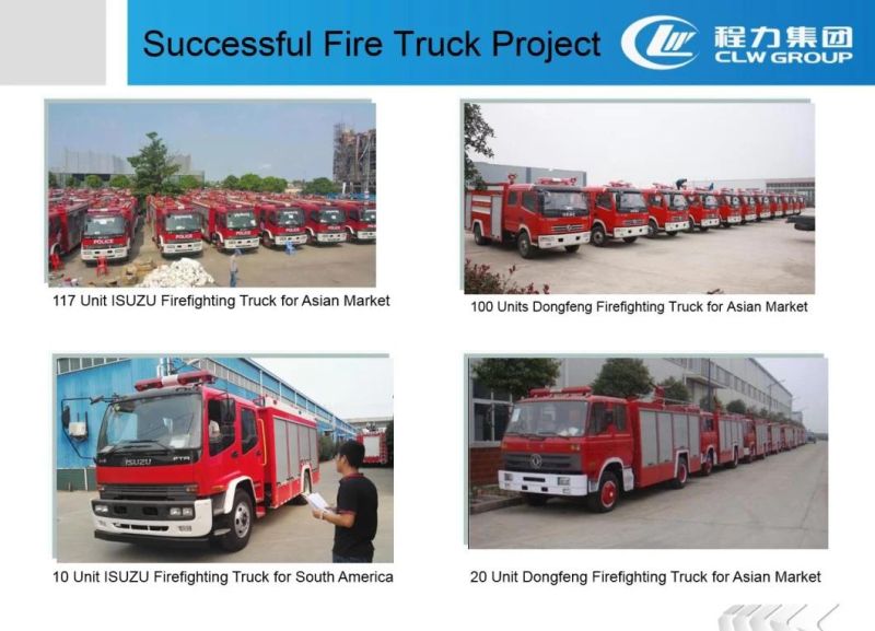 Mini Capacity 500liter to 2000liter Firefighting Rescue Truck
