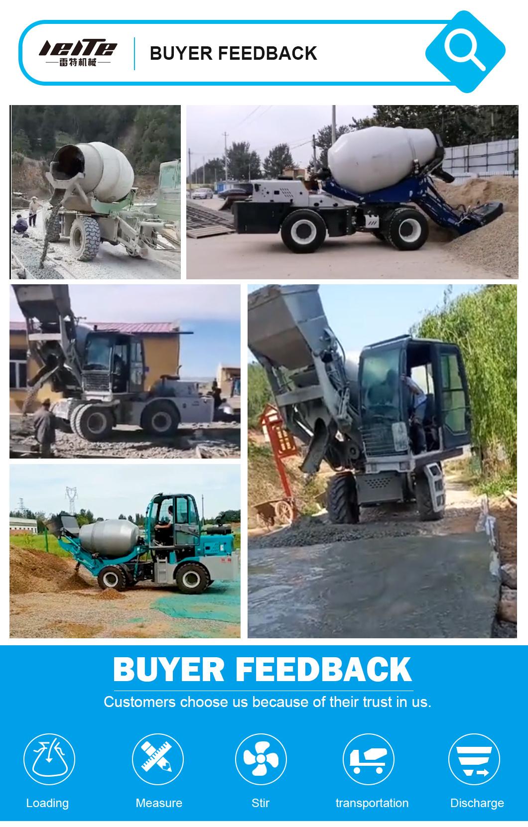 Cheap Mobile Self Loading Concrete Transit Mixer Truck for Road Bridge Tunnel Highway and Hydro Construction
