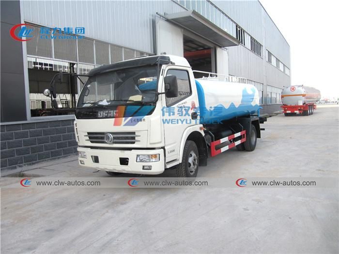 Factory Selling 8cbm Dongfeng Water Tank Truck 8tons Water Truck 8000liters Watering Truck