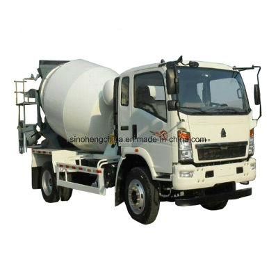 180HP 4X2 Sinotruk HOWO 4m3 Concrete Mixer Truck