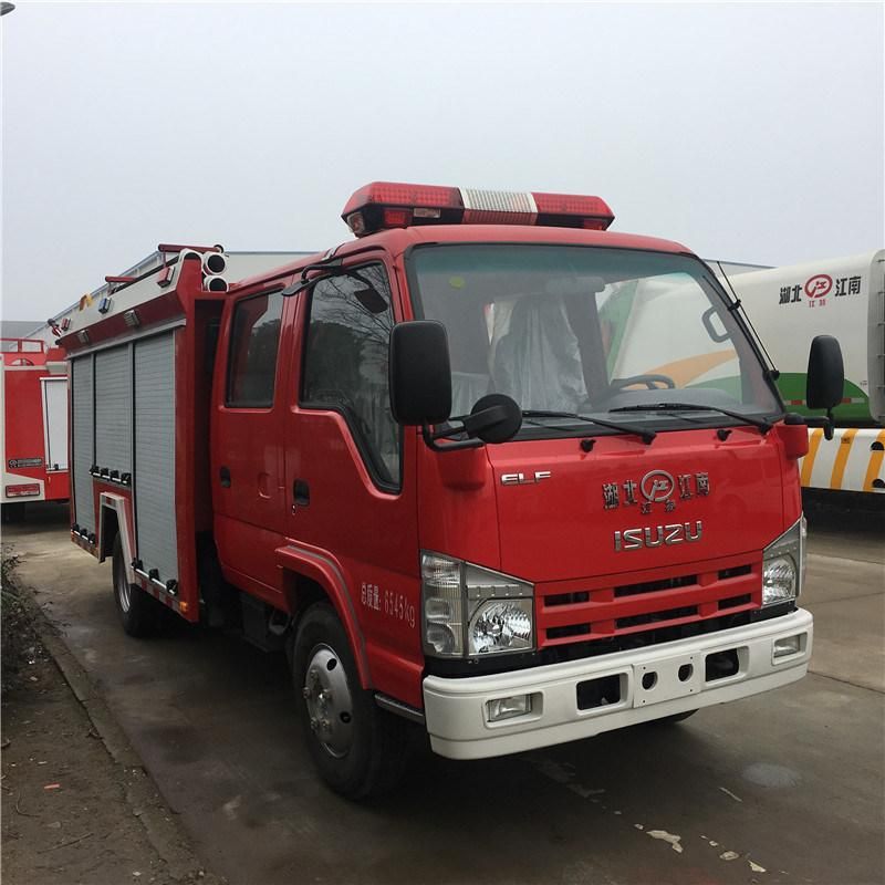 I-Suzu High Quality 5 Cubic Water Tank Fire Pump Truck